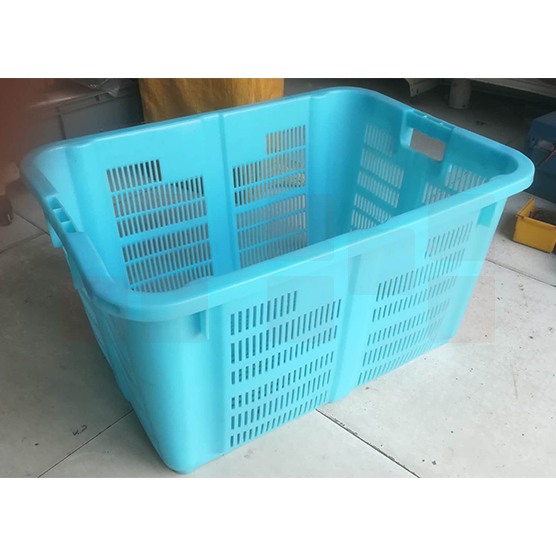 塑料胶框 蔬菜筐 物流框 运输筐 服装收纳篮 周转箩 菜筐  56*42*23cm