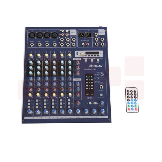 湖山音响设备 湖山调音台DM0802-B