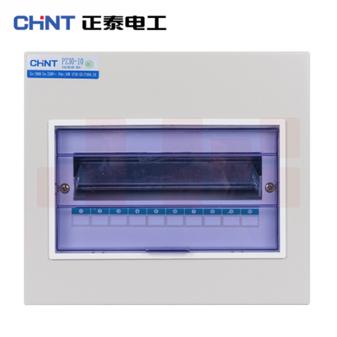 正泰 PZ30-10  家用照明箱 明装配电箱 空开箱 断路器布线箱 10回路  1mm