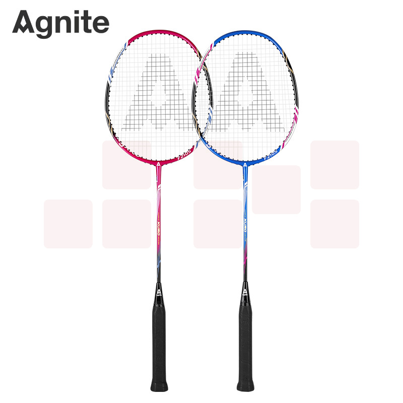 安格耐特F2105羽毛球拍(蓝+红)(2支/副)
