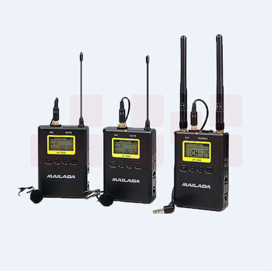 麦拉达（mailada）WM9S一拖二专业采访无线话筒小蜜蜂麦克风