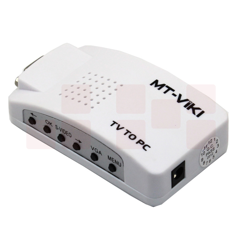 迈拓维矩MT-TP02 av转vga转换器大麦盒子 机顶盒转显示器视频