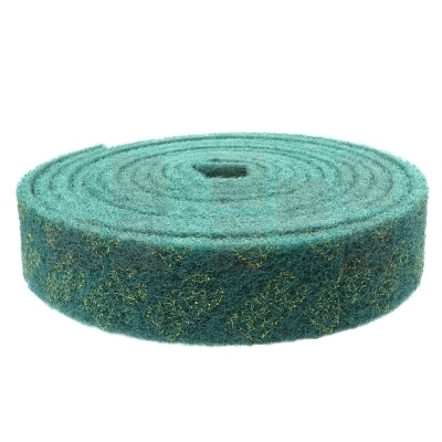 3M工业百洁布金刚砂拉丝洗碗布厨房抹布超强清洁去污海绵  10cm*5M  约19mm厚