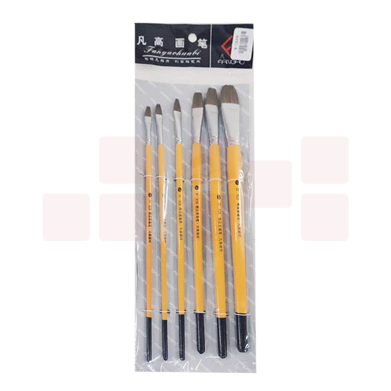 凡高 黄杆水粉笔6支装
