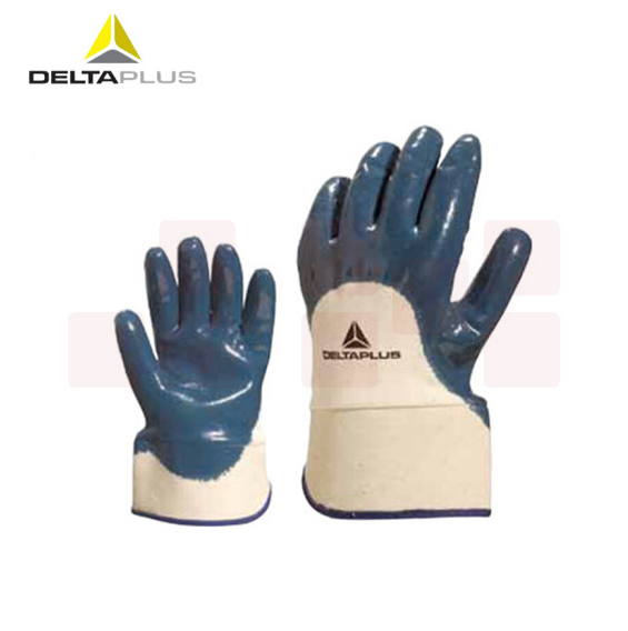 代尔塔 201170 丁腈半硅胶涂层手套加厚安全袖口