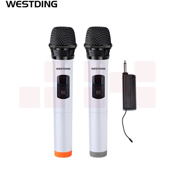 威斯汀  家用卡拉OK无线话筒一拖二专业U段防啸叫麦克风 K10
