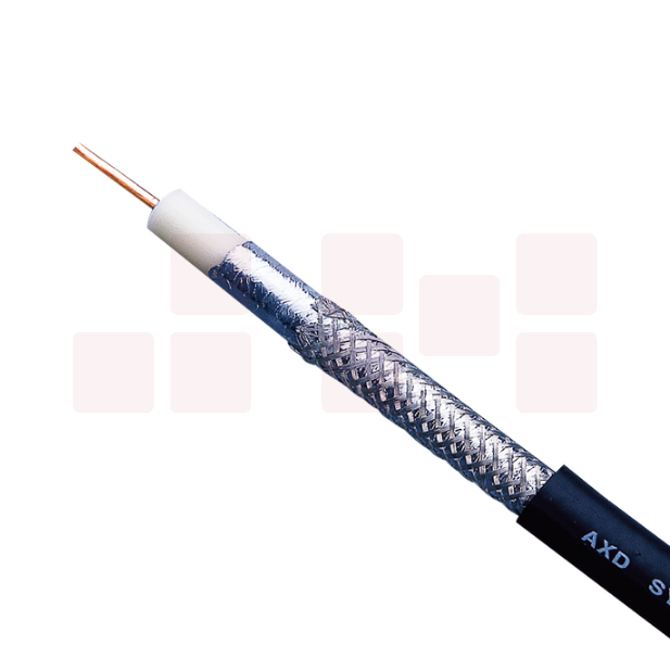 讯道SYWV-75-5视频线有线电视线四屏蔽高清数字电视闭路线100米