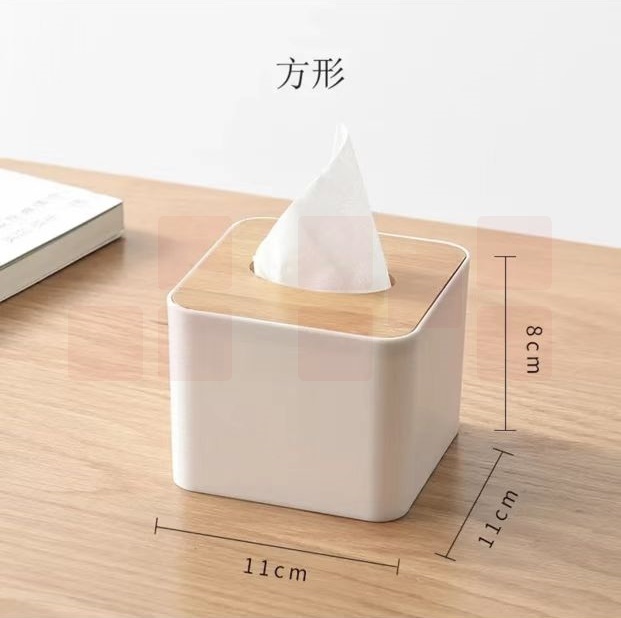 纸巾盒  抽纸盒印LOGO 小号带盖  11*11*8cm