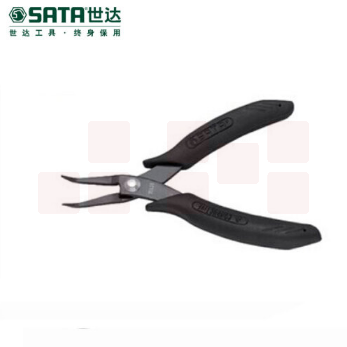 世达（SATA）防静电手柄弯嘴钳5"货号75131