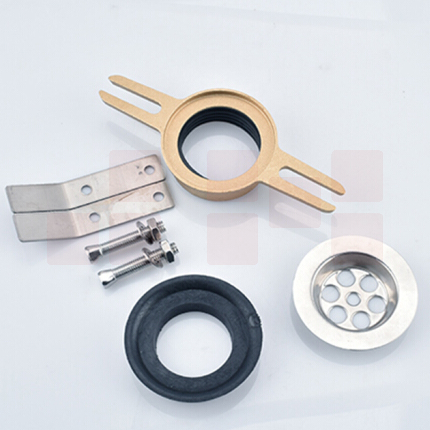 巨联（JULIAN）小便马头排水配件 小便器横排直插形易安装 2套/件