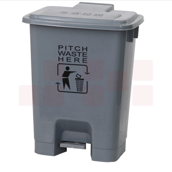 脚踏式垃圾桶 15L 灰色垃圾桶