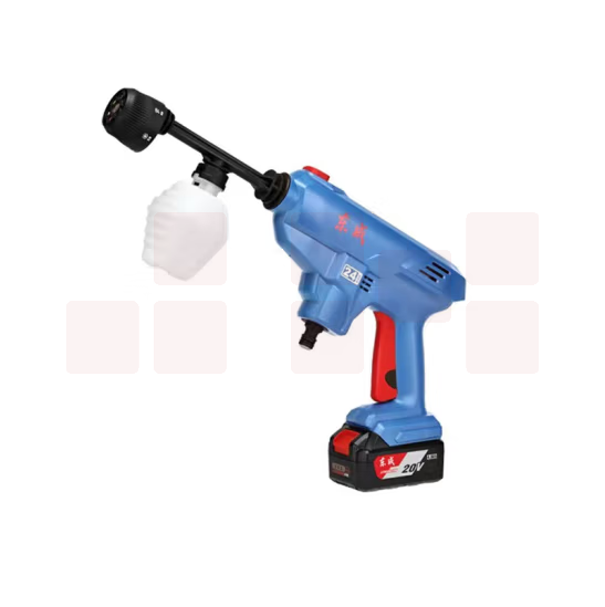 东成  充电无线高压洗车机便携清洗机  含2块电池 货号：LMN