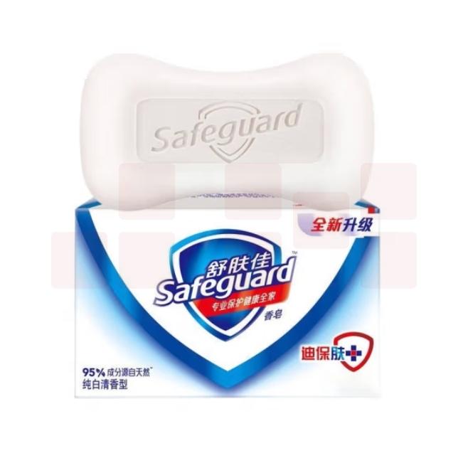 舒肤佳 香皂125g 纯白清香型健康除菌洗去99%细菌  货号：GD