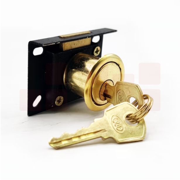 抽屉锁  铜抽屉锁 303[三环]22MM