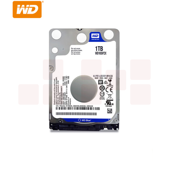 西部数据 笔记本硬盘 WD Blue 西数蓝盘 1TB 5400转 128MB SATA (WD10SPZX)