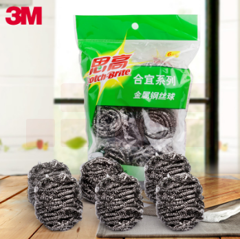 思高 金属钢丝球6个装GMSB-6*五包 30个