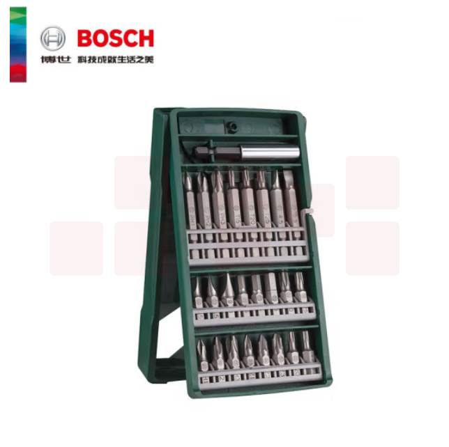 博世 25支“X”型盒装螺丝批头套装（25支装）合金钢材质
