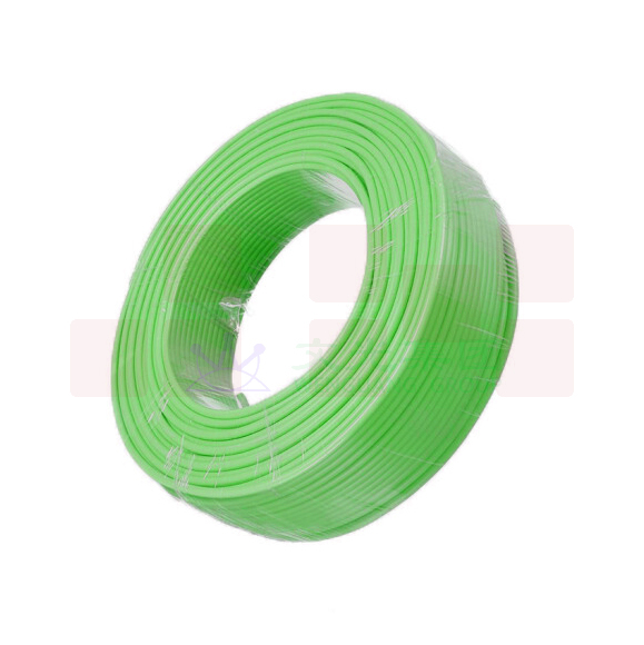 津达 WDZB-BYJ-绿色6平方 100/盘 电缆  低烟无卤塑铜线