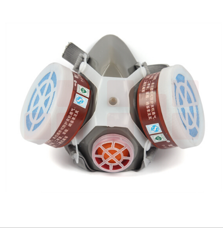 普达 防毒双缸口罩 FD-402 双滤罐型