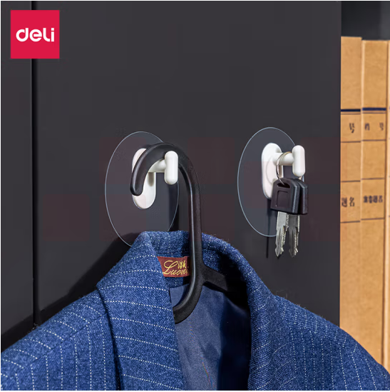 得力19373-挂钩(白色)(4个/卡)