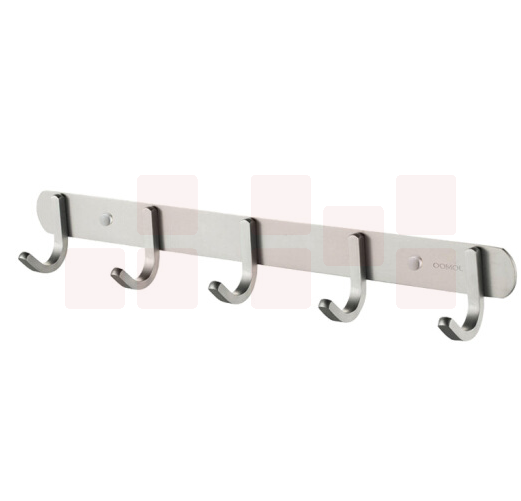 九牧  五排衣钩 浴室挂衣钩壁挂毛巾钩衣服挂钩长度370mm