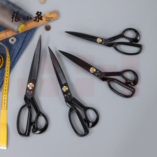 张小泉    锰钢锻制剪子家用缝纫裁布剪刀CC-12