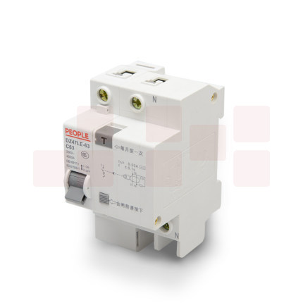 人民电器  DZ47LE-1P16A 拼装  漏电保护器
