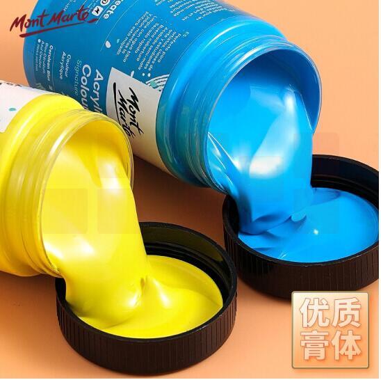 蒙玛特  丙烯颜料1升金色