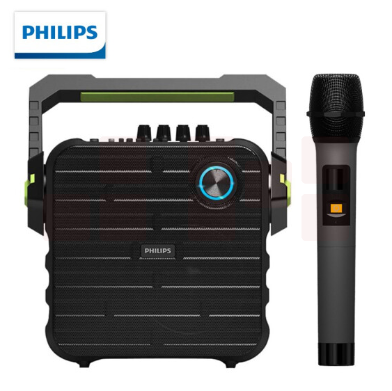 飞利浦（PHILIPS）  SD60S 广场舞K歌户外音箱蓝牙便携式拉杆音响无线麦克风播放器扩音器