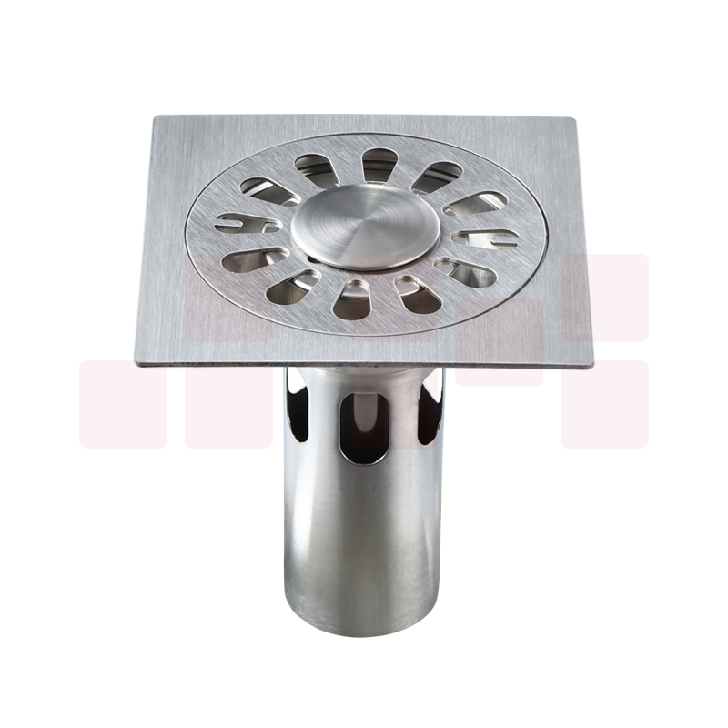 淼通 地漏防臭防虫厕所洗衣机双用地漏盖过滤网三通地漏不锈钢  双用6002