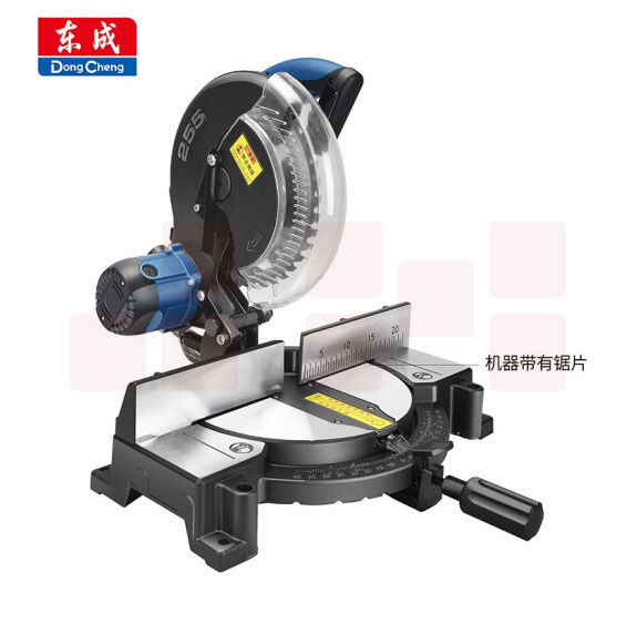 东成斜切割机J1X-FF07-255高精度45度角切铝机铝材切割机