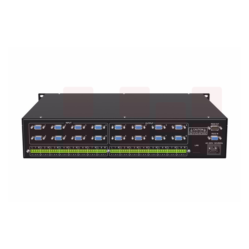 迈拓维矩MT-VT828 8进8出vga矩阵切换器高清音视频矩阵主机八进八出