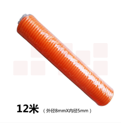 弹簧型 风管 橙色 5＊8＊50尺（12米左右）（配接头）