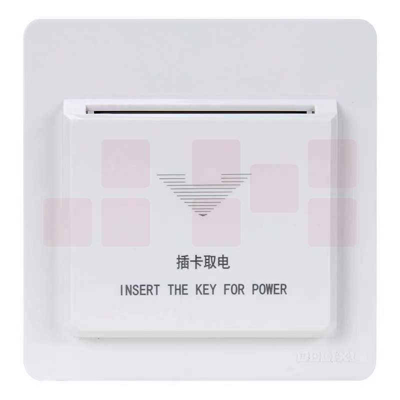 插卡取电 感应取电开关面板   货号：JC