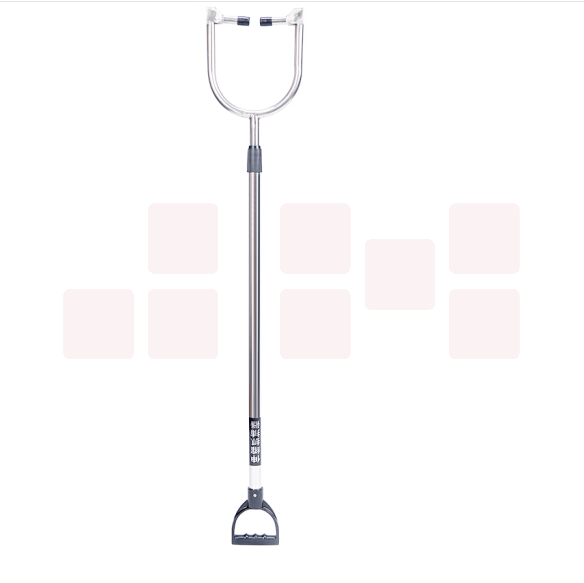 防暴钢叉  脚叉  不锈钢抓捕器 校园安保防护防暴器材 货号：JC