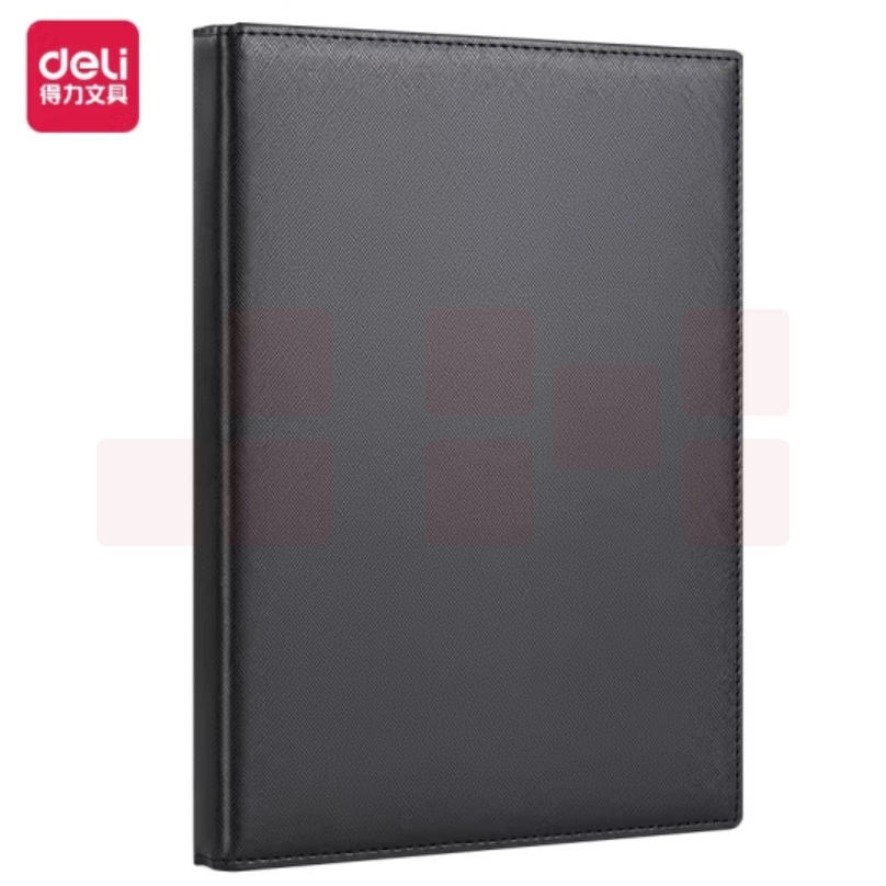 得力(deli)16K/160张皮面本 高级记事本加厚皮面本 3326