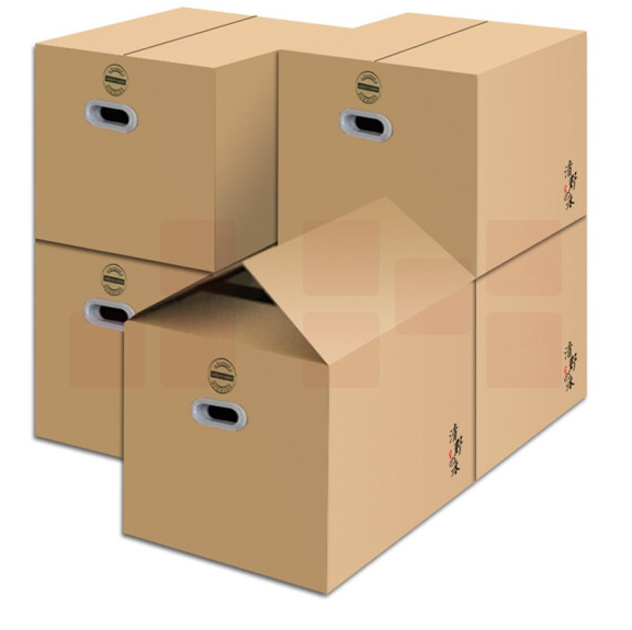 清野の木   大号搬家纸箱  有扣手五个/组 尺寸60*40*50cm