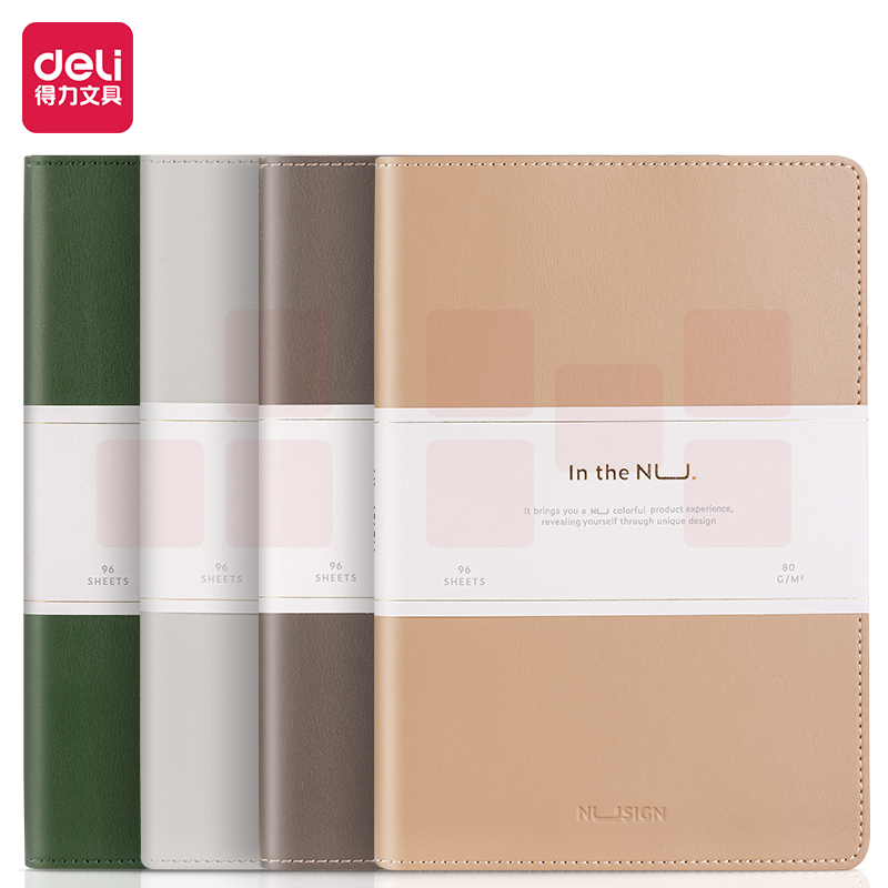 纽赛NS203皮面本A5日记本-96张笔记本A5记录本