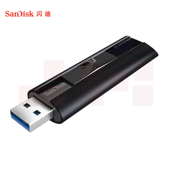 闪迪256GB USB3.1 U盘 CZ880超极速 黑色 读速420MB/s 写380MB/s