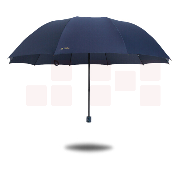 天堂伞雨伞三折10骨加大2-3人可用超大加固男女晴雨伞  76cm*10k