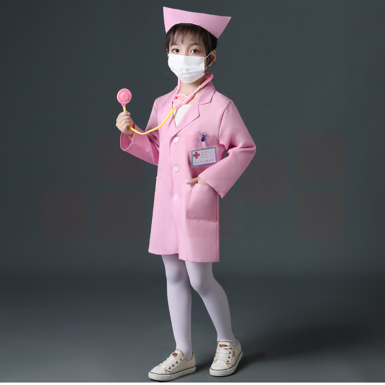 儿童小护士服装 幼儿园角色扮演演出服