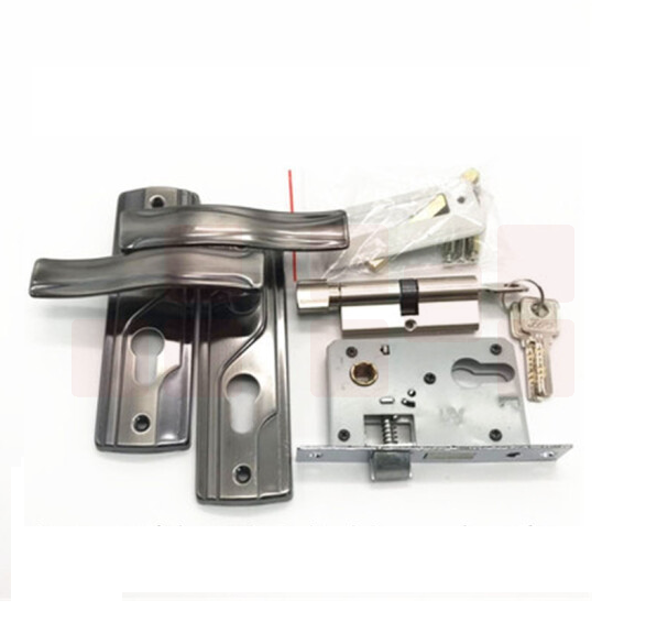  卧室门锁 标准锁体 家用防盗门把手 锁具配件