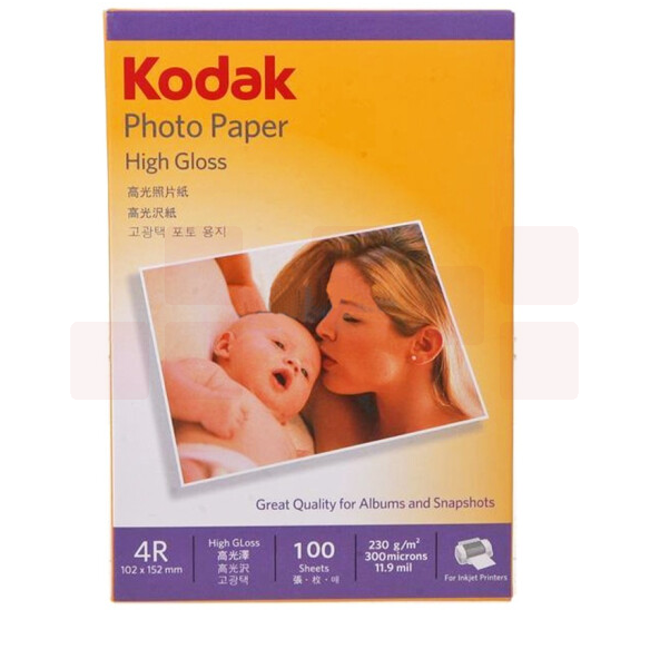 柯达Kodak   A6 高光面照片纸/喷墨打印相片纸/相纸