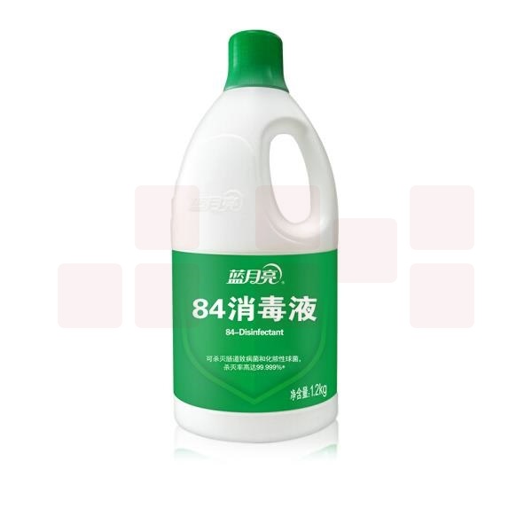 蓝月亮 消毒水漂白除菌84消毒液1.2kg/瓶 6瓶/箱