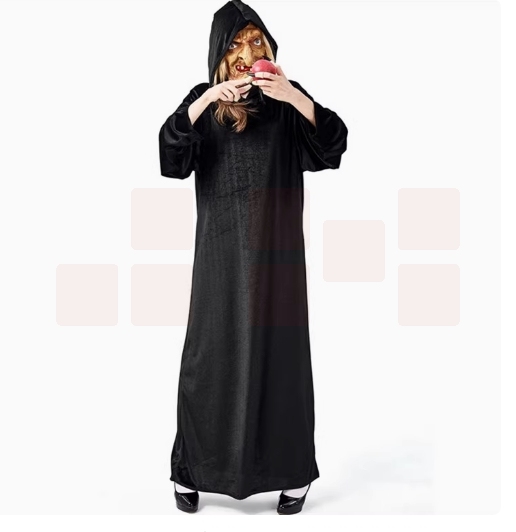 吸血鬼演出服 含衣服+面具+黑指套  货号：LJ