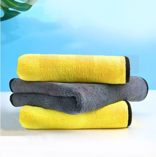 毛巾抹布 洗车厨房毛巾 双层无痕吸水抹布  尺寸：30*40cm