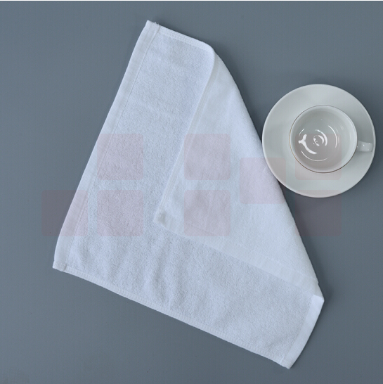 纯白方巾 小毛巾 餐巾26*26cm  起订量100条 货号：ZJ