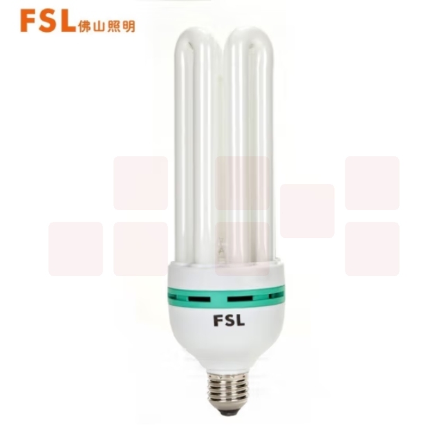 佛山照明 36W节能灯泡4U型三基色荧光E27螺口白光6500K