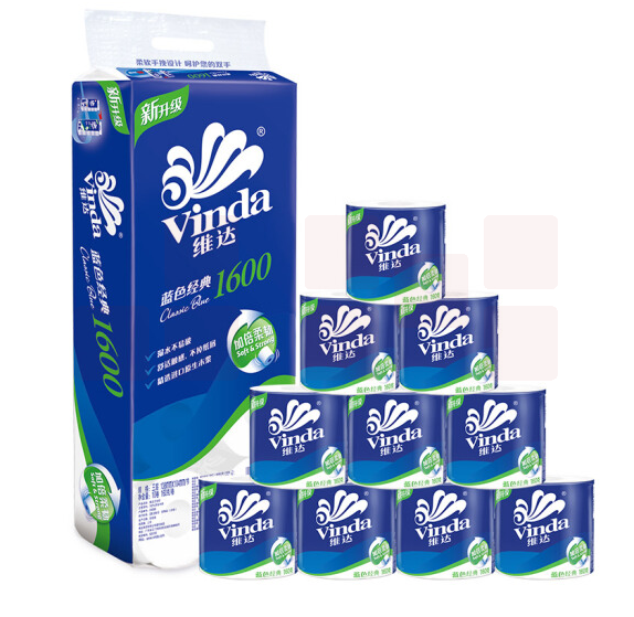 维达V4068卷纸3层160g 10卷一提