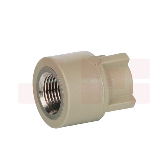 联塑  PPR内丝接头 20*1/2 内牙直通 内丝直接头